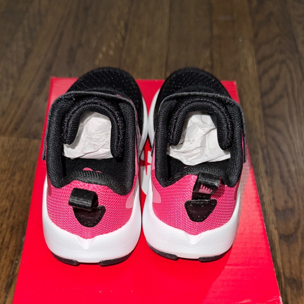 New Balance Kids' Pink and Black Sneakers - Picture 4 of 5
